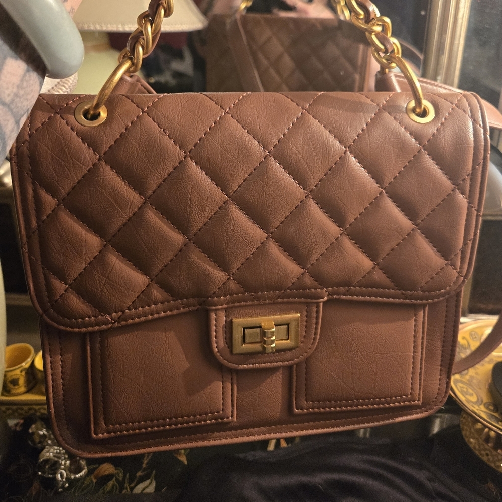 Quilted Crossbody Shoulder Bag – Wear 3 Ways